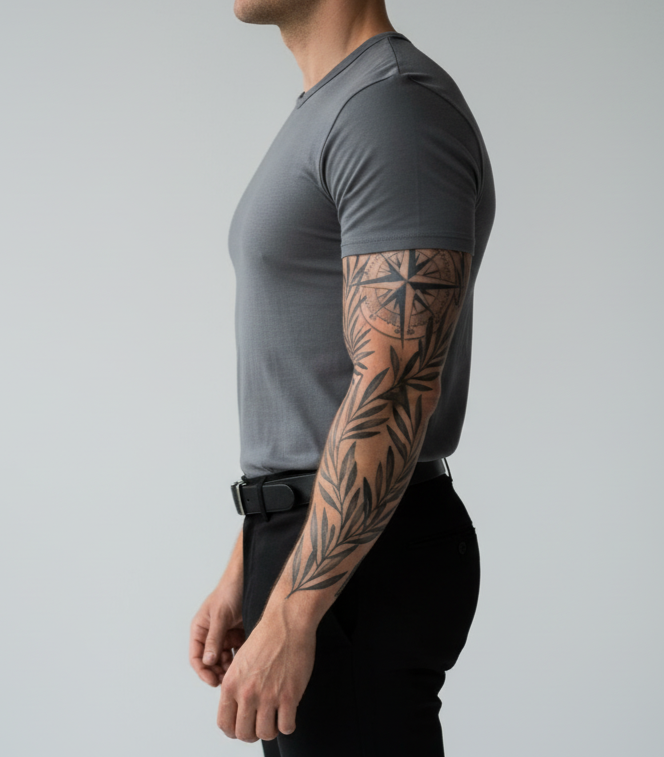 5 Posing ideas for photos with tattoos